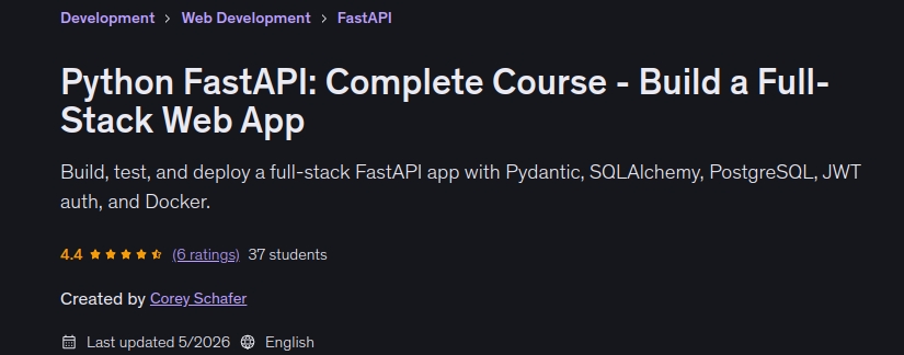 Pictures · Python FastAPI: Complete Course – Build a Full-Stack Web App 2026-5