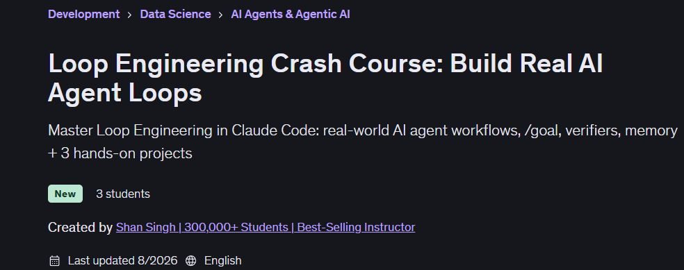 الصور · Loop Engineering Crash Course: بناء حقيقي AI وكيل لوكس 2026-8