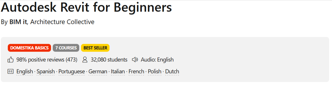 Pictures · Domestika — Autodesk Revit for Beginners 2020-12