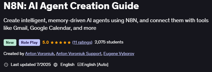 Pictures · N8N: AI Agent Creation Guide 2025-7