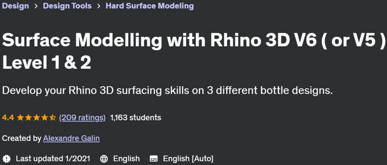 Pictures · Udemy — Surface Modelling with Rhino 3D V6 ( or V5 ) Level 1 & 2 2021-1