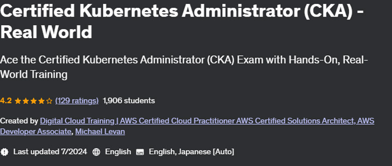 Pictures · Udemy — Certified Kubernetes Administrator (CKA) – Real World 2024-1