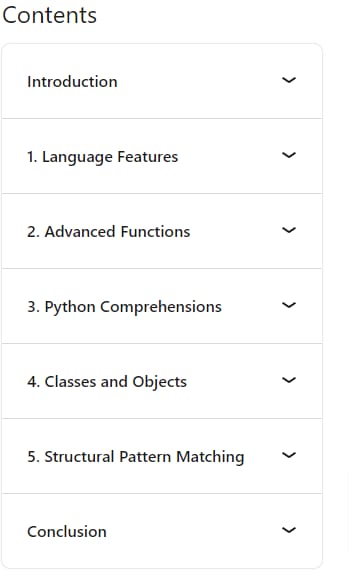 Course topics · LinkedIn — Advanced Python: Classes and Functions 2024-8