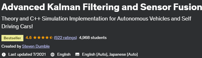 Pictures · Udemy — Advanced Kalman Filtering and Sensor Fusion 2021-7
