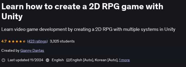 Pictures · Udemy — Learn how to create a 2D RPG game with Unity 2024-11