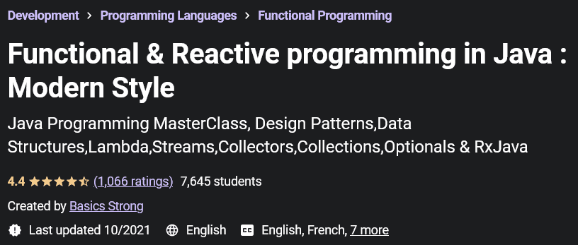 Pictures · Functional & Reactive programming in Java : Modern Style 2020-5