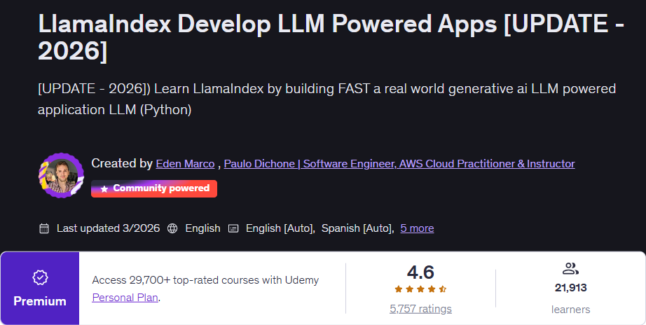 Images · LlamaIndex développe des applications appliquées par LLM [UPDATE – 2026] 2026-3