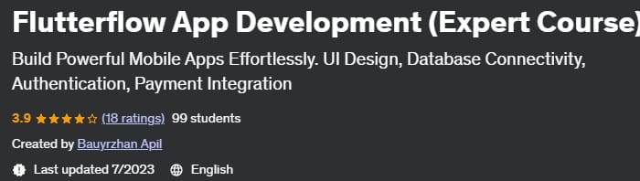 Pictures · Udemy — Flutterflow App Development (Expert Course) 2023-7