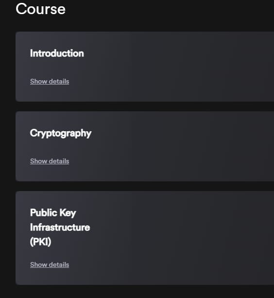 Course topics · INE — Cryptography & PKI 2022-2