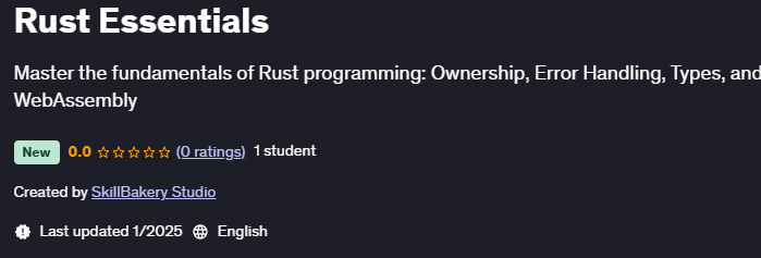 Pictures · Udemy — Rust Essentials 2025-1