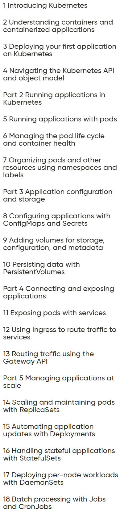 Kursthemen · Oreilly – Kubernetes in Action, zweite Edition, Video Edition 2026-3