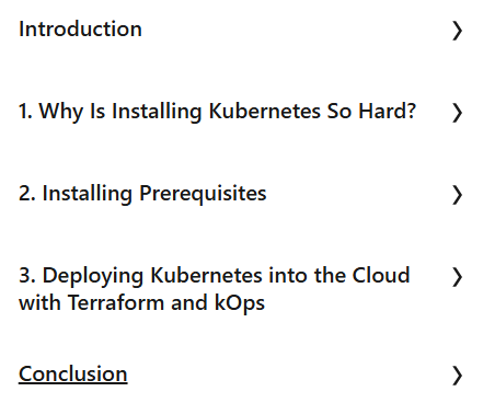 Course topics · LinkedIn — Kubernetes: Provisioning with Terraform and kOps 2023-9