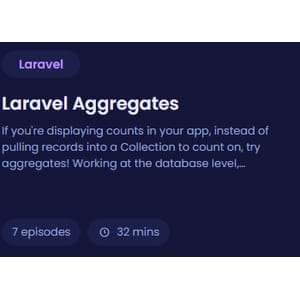 CodeCourse — Laravel Aggregates 2022-1