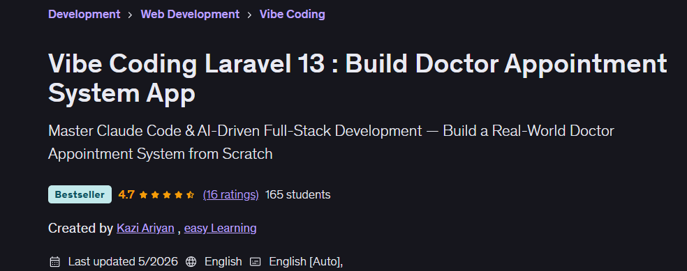 Imágenes · Codificación Vibe Laravel 13 : Crea la aplicación del sistema de nombramiento del doctor 2026-5