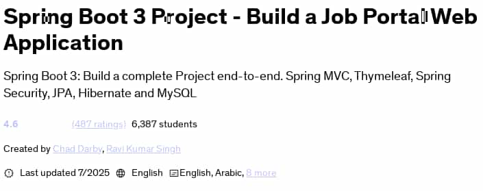 Pictures · Udemy — Spring Boot 3 Project – Build a Job Portal Web Application 2025-7