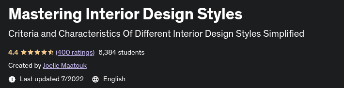 Pictures · Udemy — Mastering Interior Design Styles 2021-11