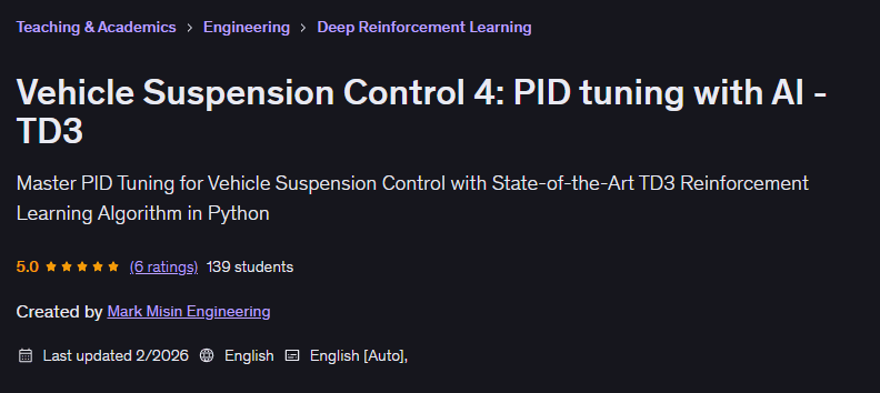 Pictures · Vehicle Suspension Control 4: PID tuning with AI – TD3 2026-1