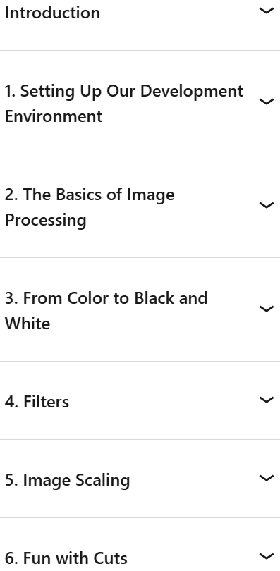 Course topics · LinkedIn — Hands-On AI: Image Processing with Python 2025-6
