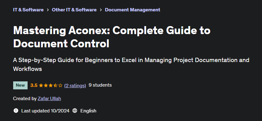 Pictures · Udemy — Mastering Aconex: Complete Guide to Document Control 2024-10