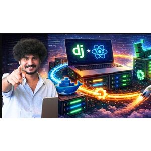 産業レベル Django + React デプロイ とのこと Docker, CI/CD 2026-5