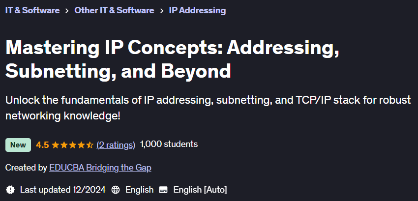 Pictures · Mastering IP Concepts: Addressing, Subnetting, and Beyond 2024-12