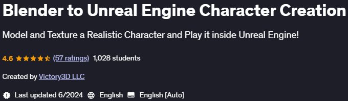 Pictures · Blender to Unreal Engine Character Creation 2024-1