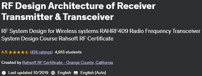 Pictures · Udemy — RF Design Architecture of Receiver Transmitter & Transceiver 2021-6