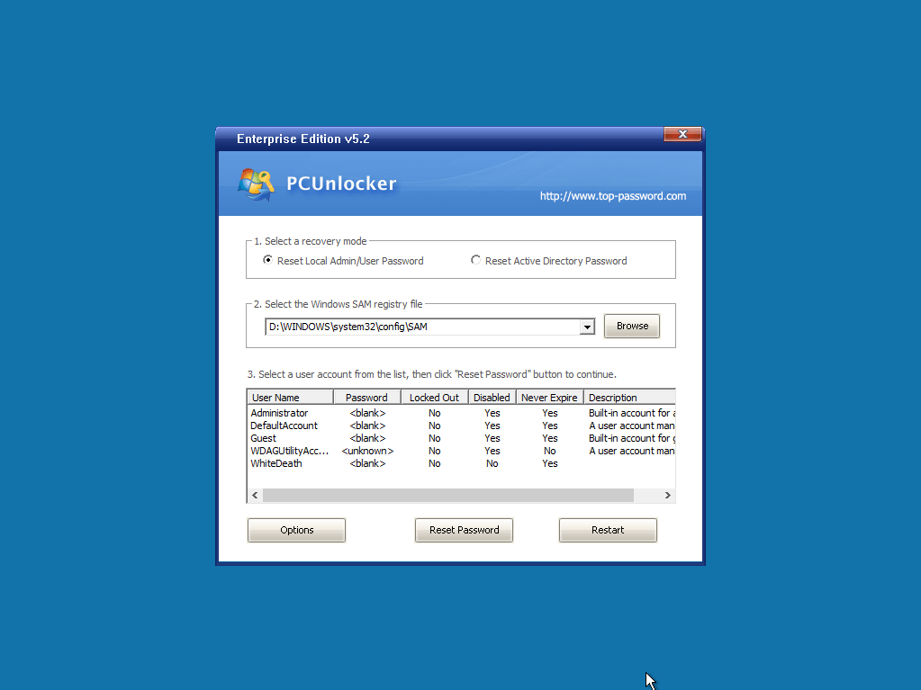 Pictures · PCunlocker Enterpise Edition Full ISO 6.1 + UEFI