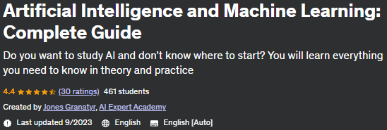 Pictures · Udemy — Artificial Intelligence and Machine Learning: Complete Guide 2023-9