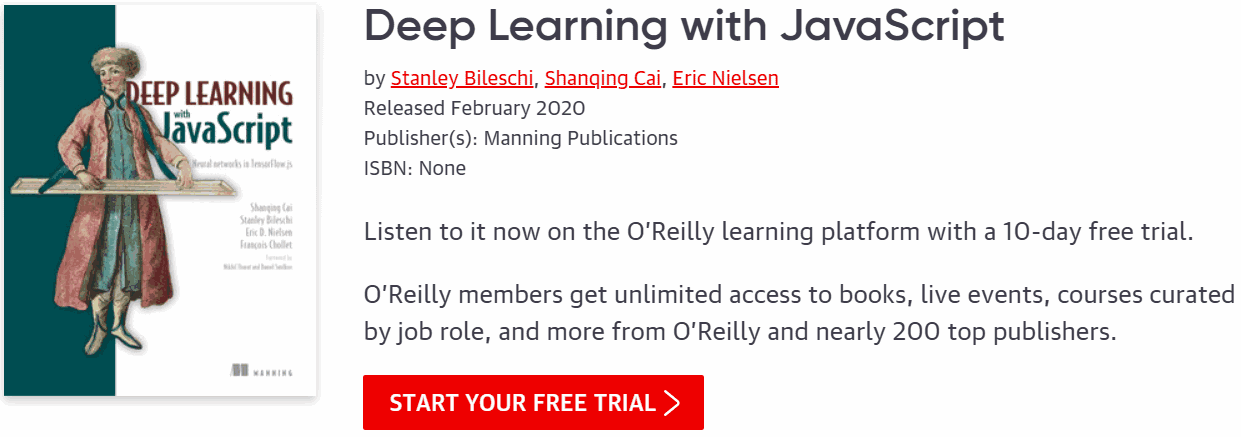 Pictures · Oreilly – Deep Learning with JavaScript 2020-2