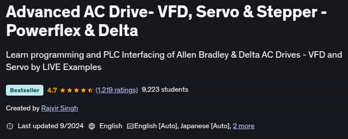 Pictures · Udemy — Advanced AC Drive- VFD, Servo & Stepper – Powerflex & Delta 2024-9