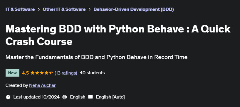 Pictures · Mastering BDD with Python Behave : A Quick Crash Course 2024-10
