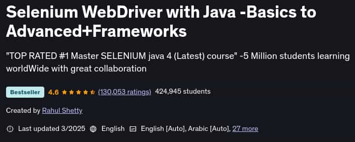 Pictures · Udemy — Selenium WebDriver with Java -Basics to Advanced+Frameworks 2025-3