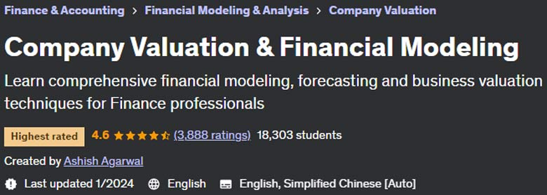 Pictures · Udemy — Company Valuation & Financial Modeling 2019-3