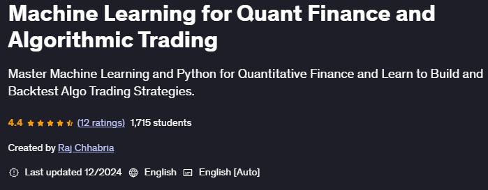 Pictures · Machine Learning for Quant Finance and Algorithmic Trading 2024-12