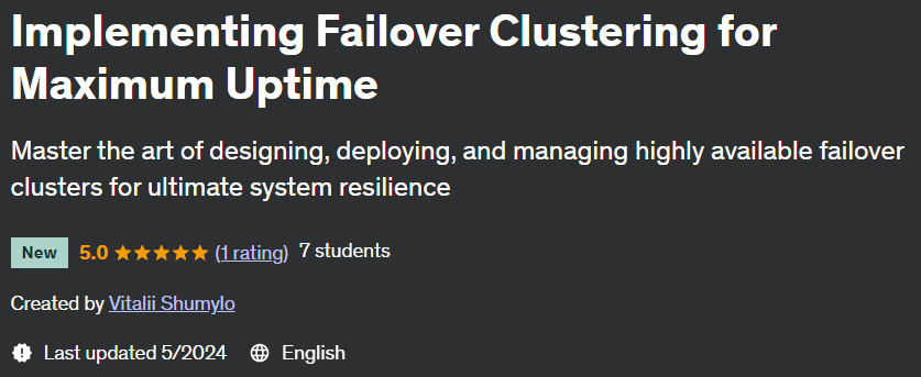 Pictures · Implementing Failover Clustering for Maximum Uptime 2024-5