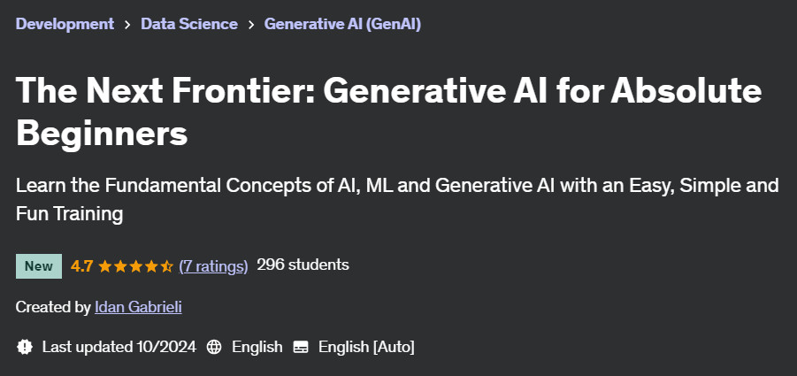 Pictures · Udemy — The Next Frontier: Generative AI for Absolute Beginners 2024-9
