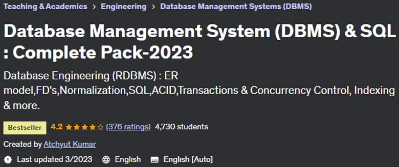 Pictures · Database Management System (DBMS) & SQL : Complete Pack-2023 2022-2