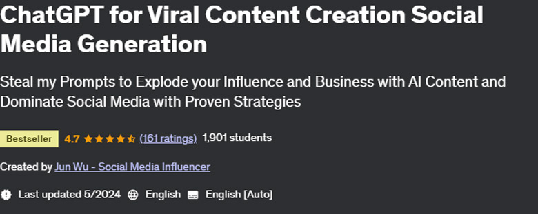 Pictures · Udemy — ChatGPT for Viral Content Creation Social Media Generation 2024-2