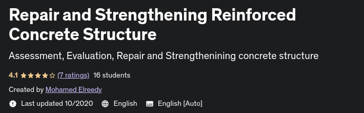 Pictures · Udemy — Repair and Strengthening Reinforced Concrete Structure 2020-10