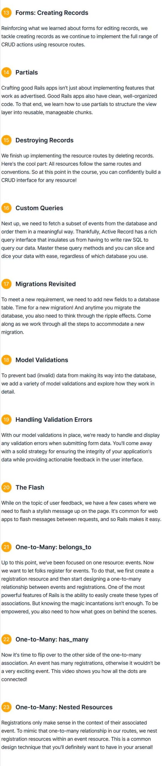 강좌 주제 · 원제 : The Pragmatic Studio - Ruby on Rails 7 2024-5