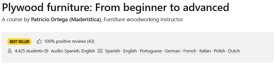 Pictures · Plywood furniture: From beginner to advanced 2024-11