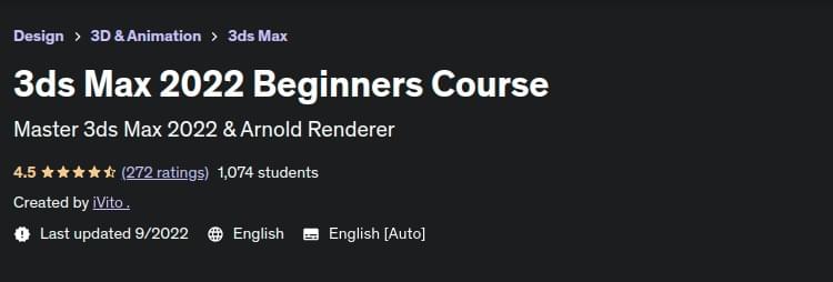 Pictures · Udemy — 3ds Max 2022 Beginners Course 2022-9