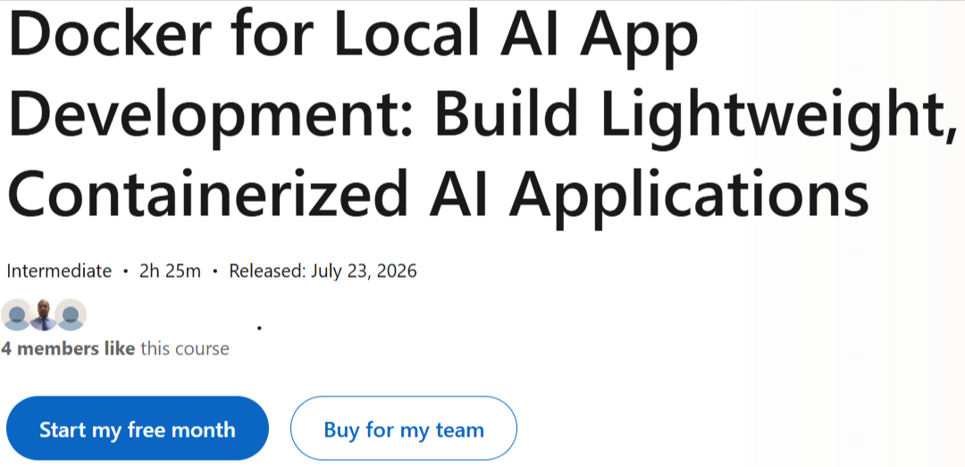 الصور · Docker من أجل المحلية AI تطوير التطبيقات: بناء الوزن الخفيف، حاوية AI التطبيقات 2026-7