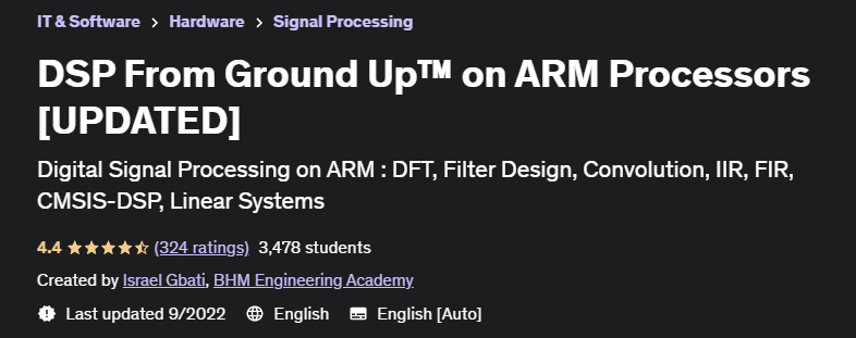 Pictures · Udemy — DSP From Ground Up™ on ARM Processors [UPDATED] 2022-9