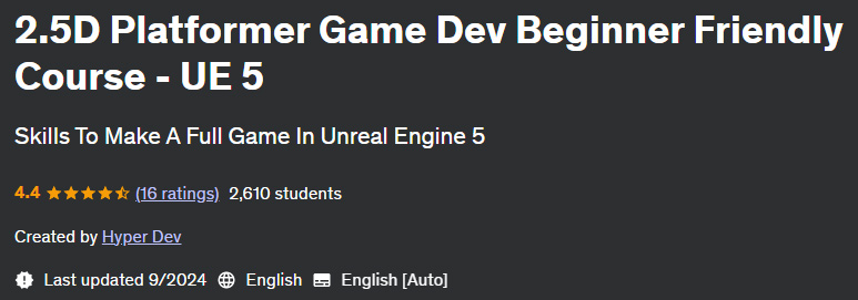 Pictures · Udemy — 2.5D Platformer Game Dev Beginner Friendly Course – UE 5 2024-9
