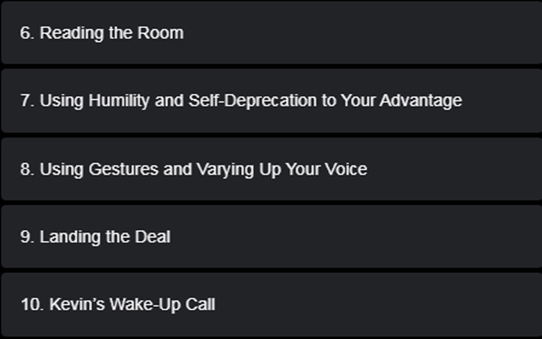 Course topics · Masterclass — Using Humor to Make Your Mark 2023-12
