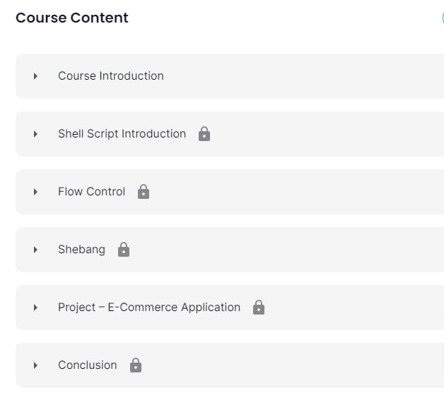 Course topics · KodeKloud — Shell Scripts for Beginners 2023-5