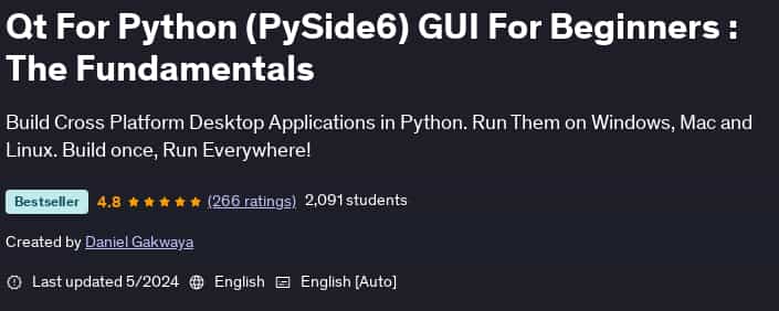 Pictures · Udemy — Qt For Python (PySide6) GUI For Beginners : The Fundamentals 2024-5