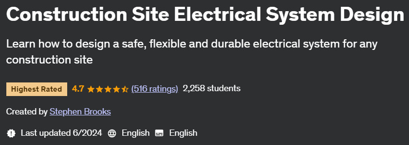 Pictures · Udemy — Construction Site Electrical System Design 2024-6